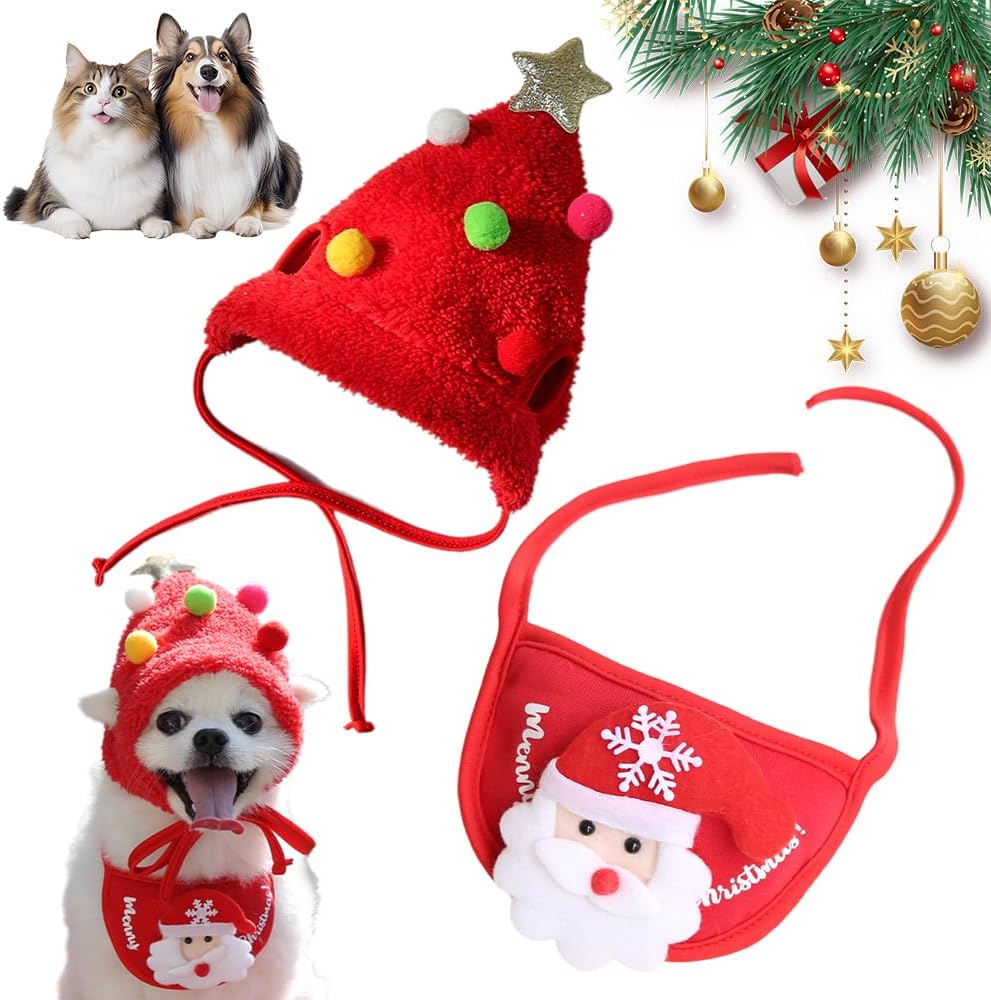 Adorable Christmas Tree Pom-Pom Hat