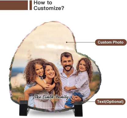 Personalized Picture Frame - Custom Photo Frame Gifts, Customized Anniversary Wedding Gifts for Mothers Fathers Day Valentine's Day