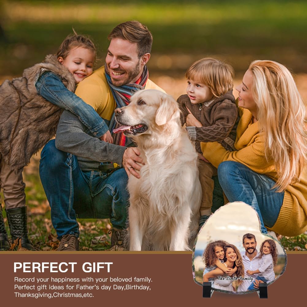 Personalized Picture Frame - Custom Photo Frame Gifts, Customized Anniversary Wedding Gifts for Mothers Fathers Day Valentine's Day