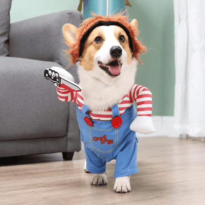 Conjunto de disfraz de cosplay de perro divertido
