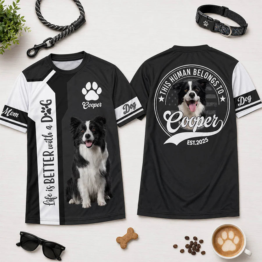 Custom Life Is Better With A Dog, Personalized Shirt, Gift For Dog Lover T1807