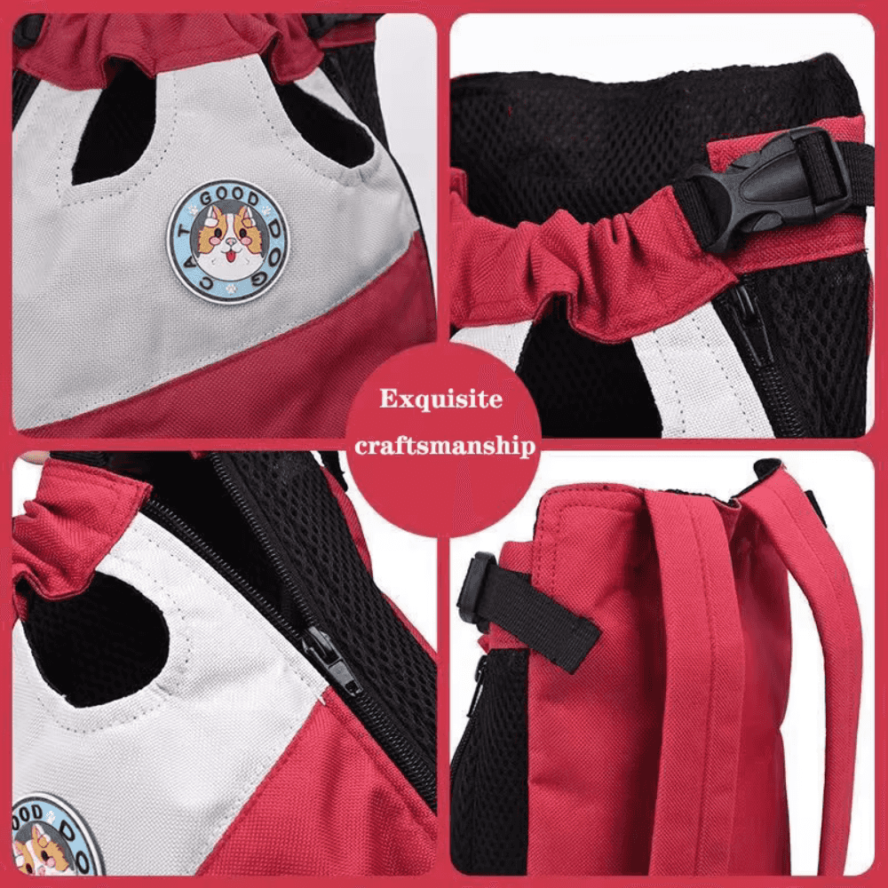 Mochila transportadora portátil para mascotas
