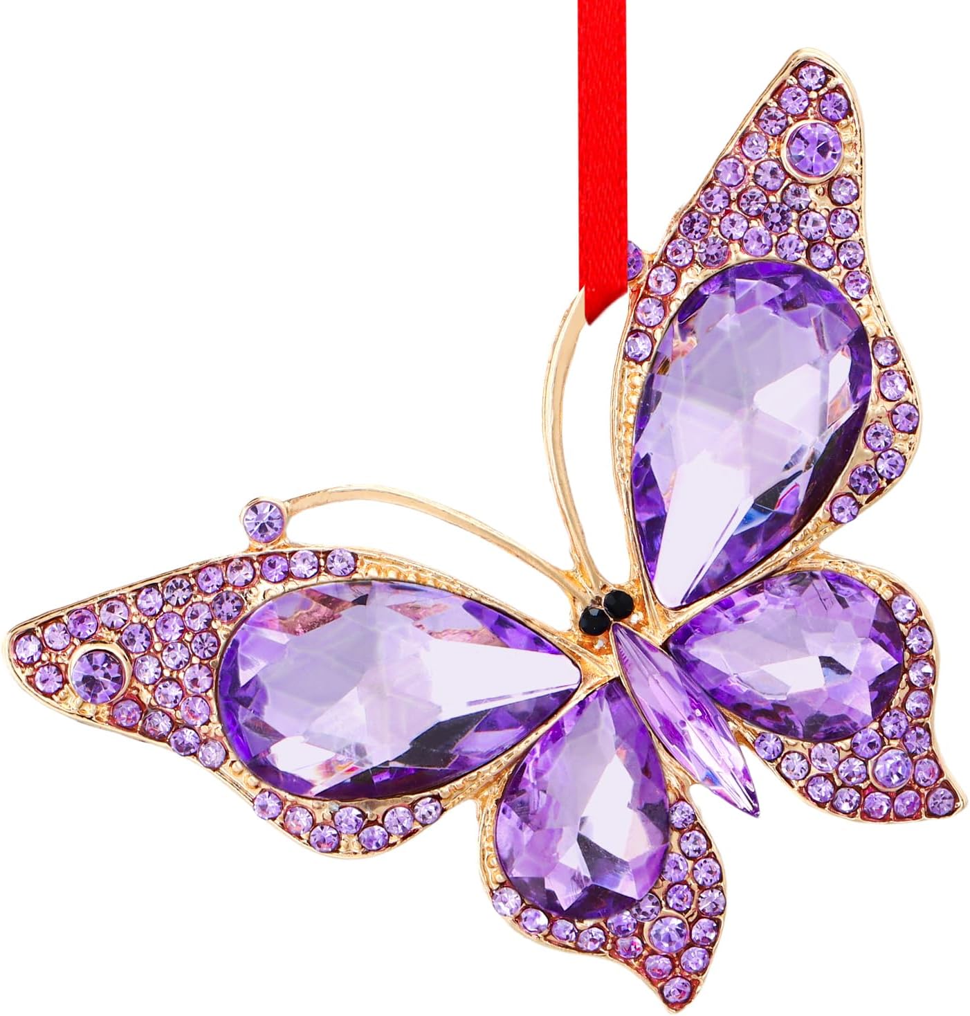 Butterfly Christmas Ornaments 2025, Beautiful Monarch Butterflys Ornament for Tree, Fancy Cute Christmas Ornaments for Kids Girls