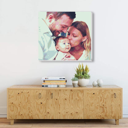 Texture of Dreams Personalized Paint by Numbers Kit for Adults, Acrylic Painting Oil Painting on Framed & Stretched Canvas