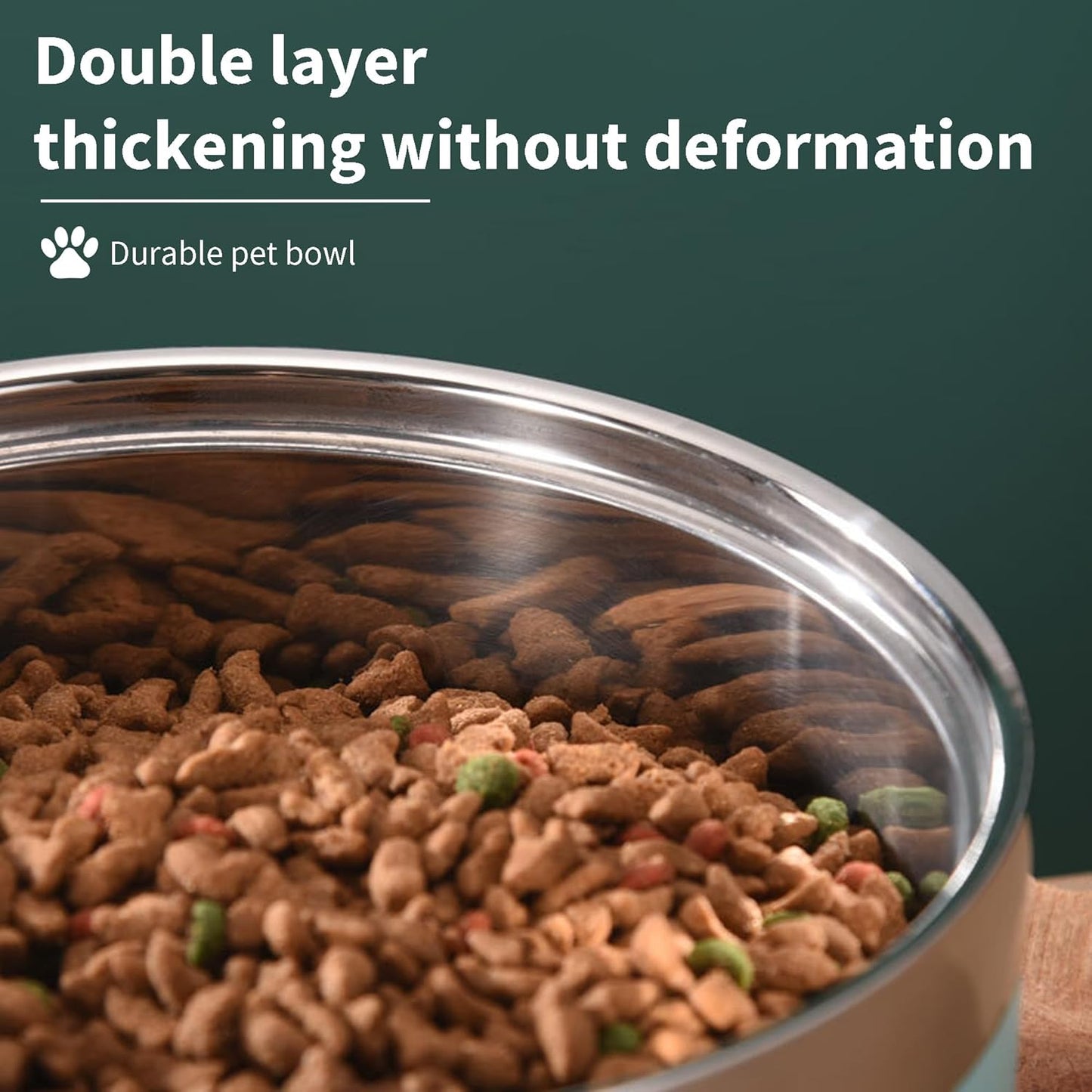 Personalized Dog Bowls with Name, Customized Steel-stanless Pet Water Bowls for Both Cat & Dog