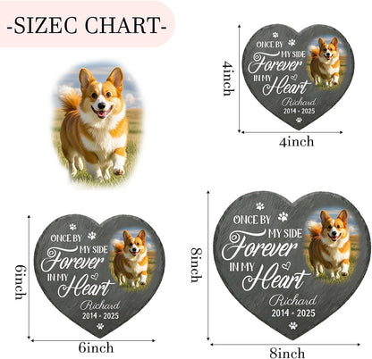 Personalized Pet Memorial Stone - Custom Dog Grave Marker with Name & Photo - Sympathy Gifts for Loss of Beloved Dog