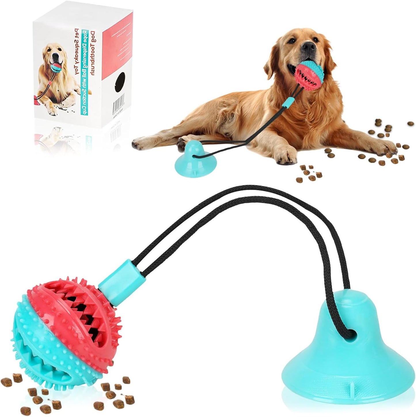 Interactive Dog Toys Tug of War 2.0, Dog Toys for Aggressive Chewers, Mentally Stimulating Toys for Dogs, Puppy Teething Toys for Boredom
