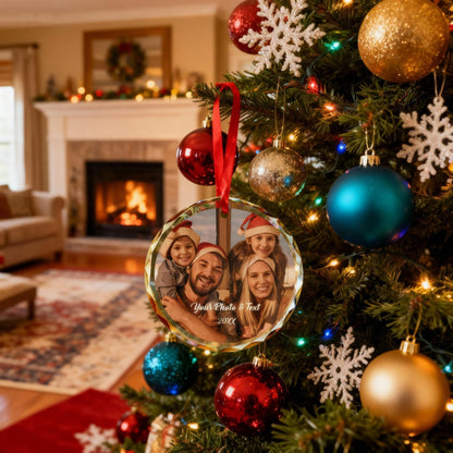 Personalized Christmas Ornaments,Custom Christmas Ornament with Photo,3"-5" Persoanlzied Family Ornaments 2025