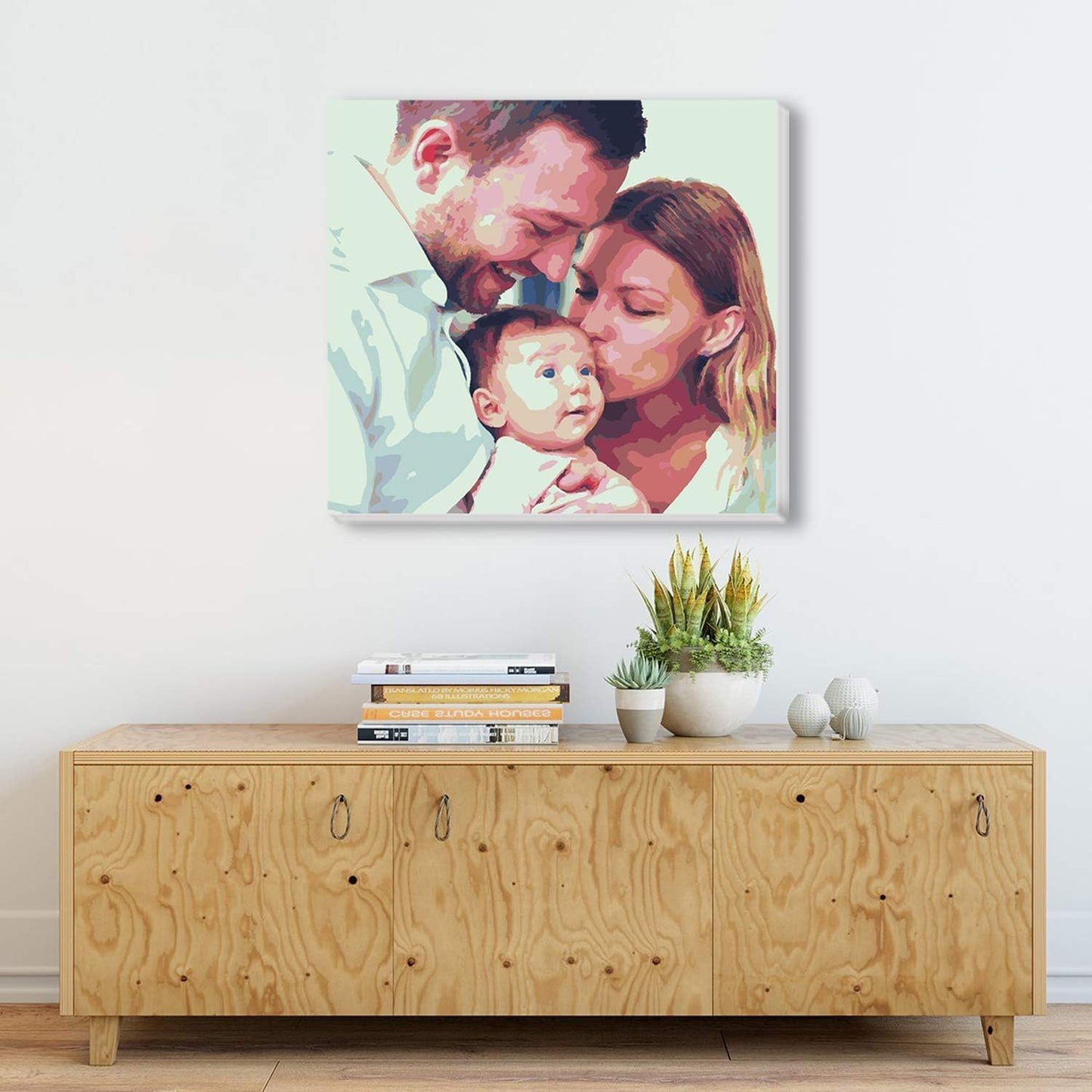 Texture of Dreams Personalized Paint by Numbers Kit for Adults, Acrylic Painting Oil Painting on Framed & Stretched Canvas