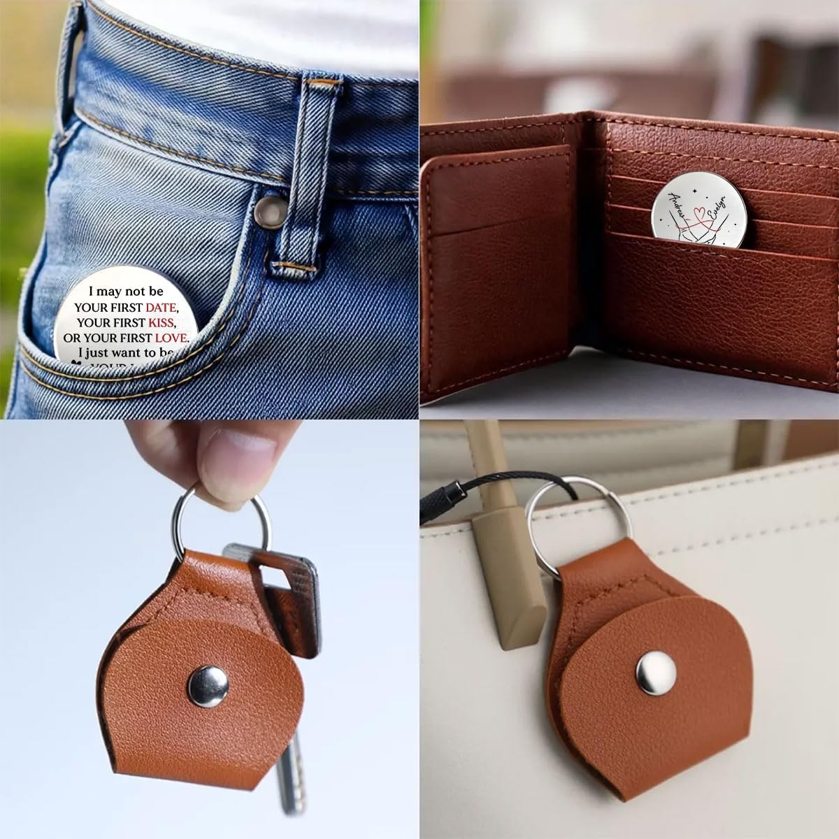 Personalisiertes Taschen-Umarmungsgeschenk für den Ehemann – individuelles Liebeszeichen von der Ehefrau