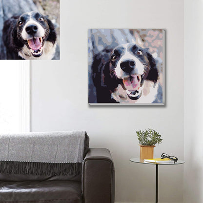 Texture of Dreams Personalized Paint by Numbers Kit for Adults, Acrylic Painting Oil Painting on Framed & Stretched Canvas