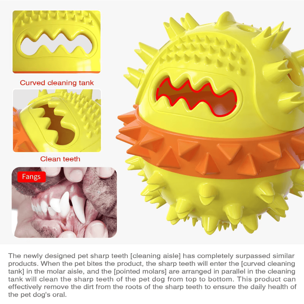 Rolling Treat Dispenser Dog Toy