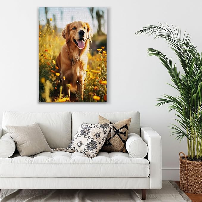 Leinwandbilder mit Ihren Fotos, personalisierte Foto-Leinwand, personalisierter Leinwand-Bilderrahmen, Wandkunst, Weihnachts- und Geburtstagsgeschenke