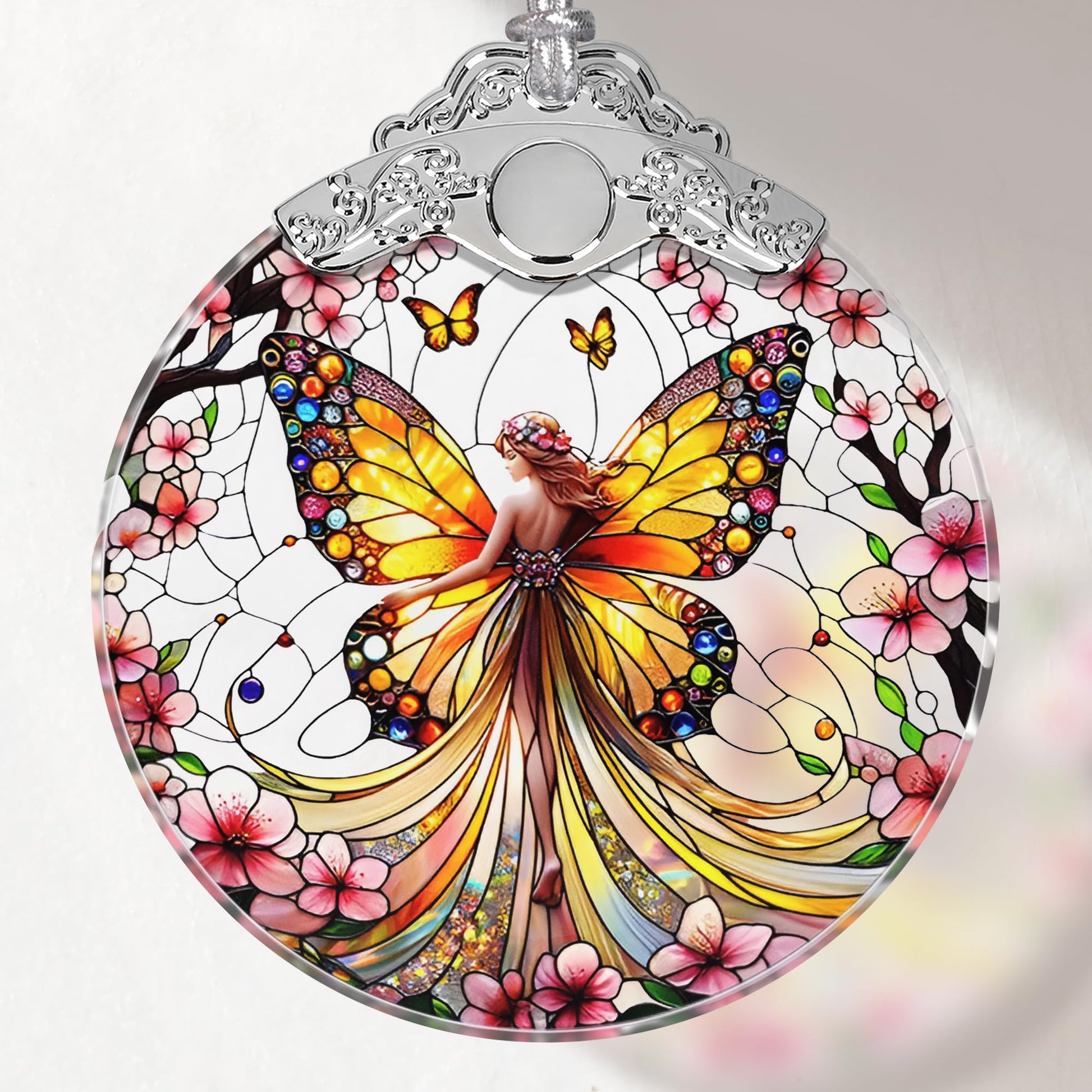 Hummingbird Stained Glass Ornament, Christmas Ornaments, Xmas Decor, Ornaments for Christmas Tree, Holiday Presents, Gift Exchange Ideas