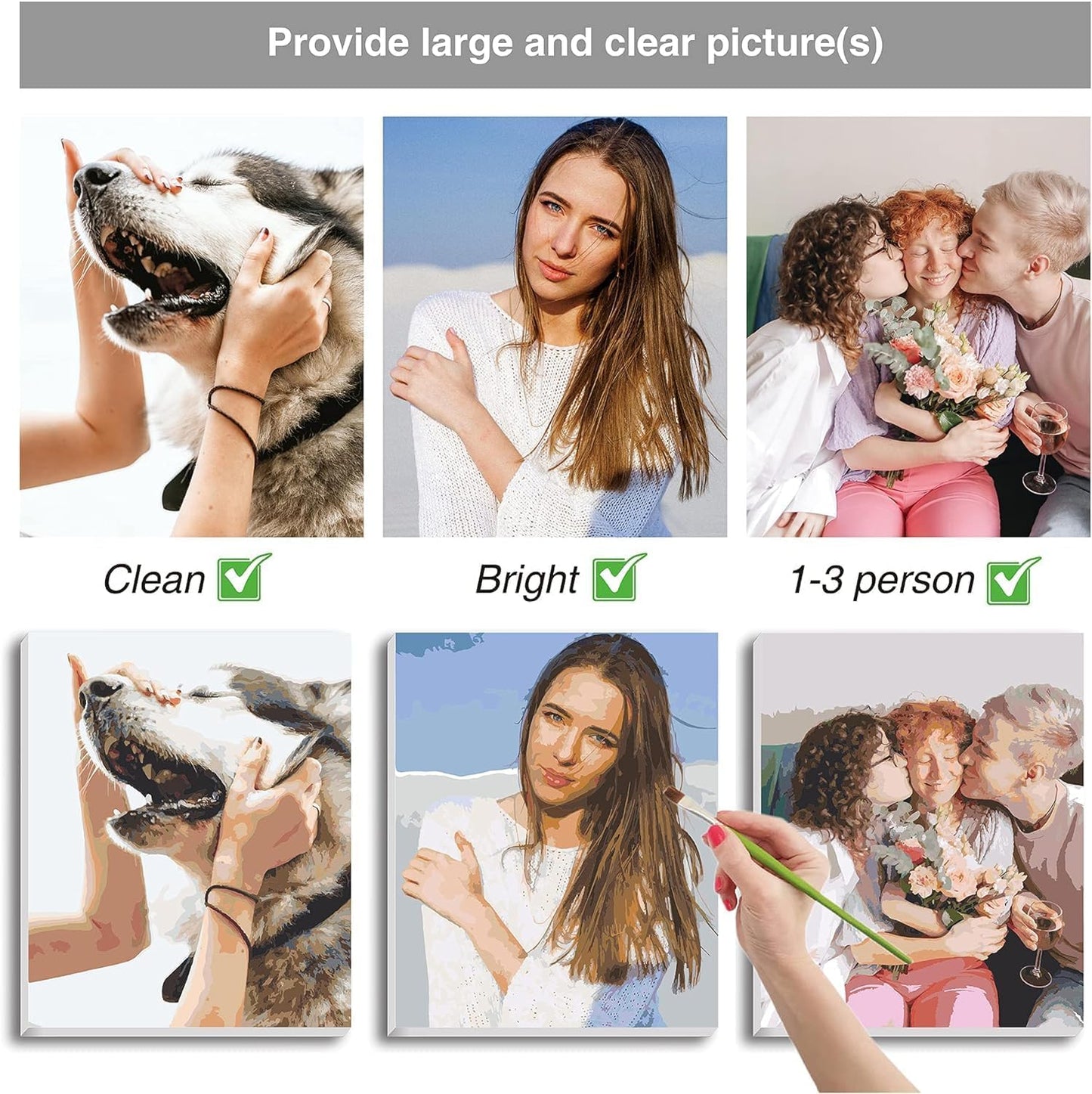 Texture of Dreams Personalized Paint by Numbers Kit for Adults, Acrylic Painting Oil Painting on Framed & Stretched Canvas