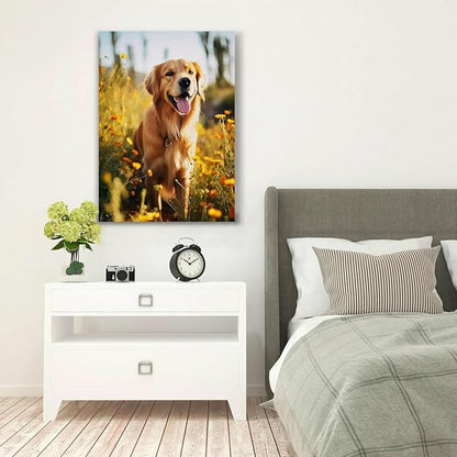 Leinwandbilder mit Ihren Fotos, personalisierte Foto-Leinwand, personalisierter Leinwand-Bilderrahmen, Wandkunst, Weihnachts- und Geburtstagsgeschenke
