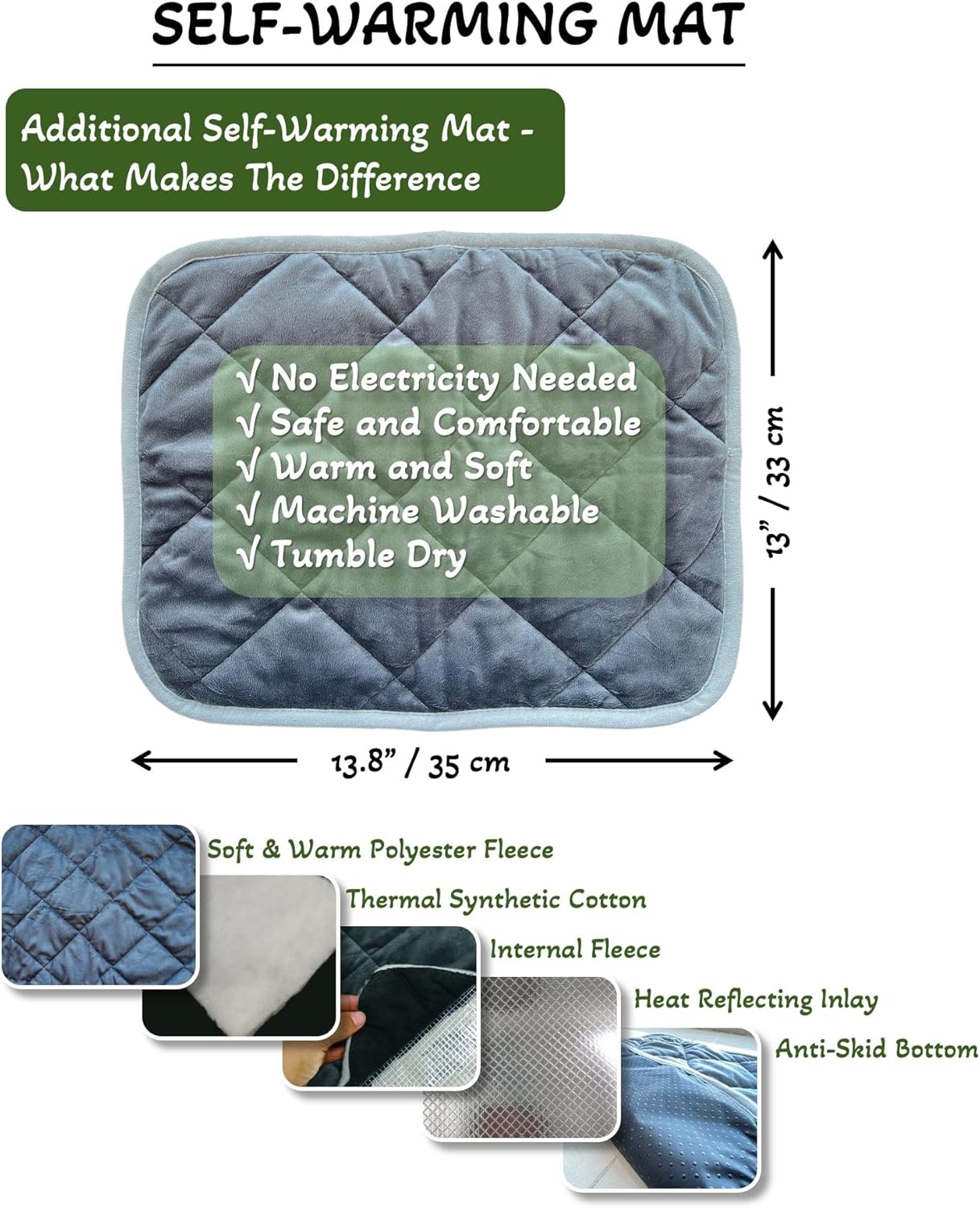 Outdoor Indoor Winter Pet House with Self Warming Pad & Transparent Curtain, Weatherproof Heat Insulated Shelter Enclosure for Cats Dogs Rabbits, Portable Collapsible Waterproof Tent for Feral Animals