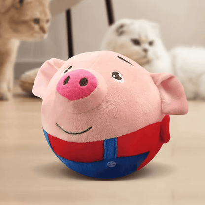 Juguete eléctrico interactivo de peluche para perro saltador