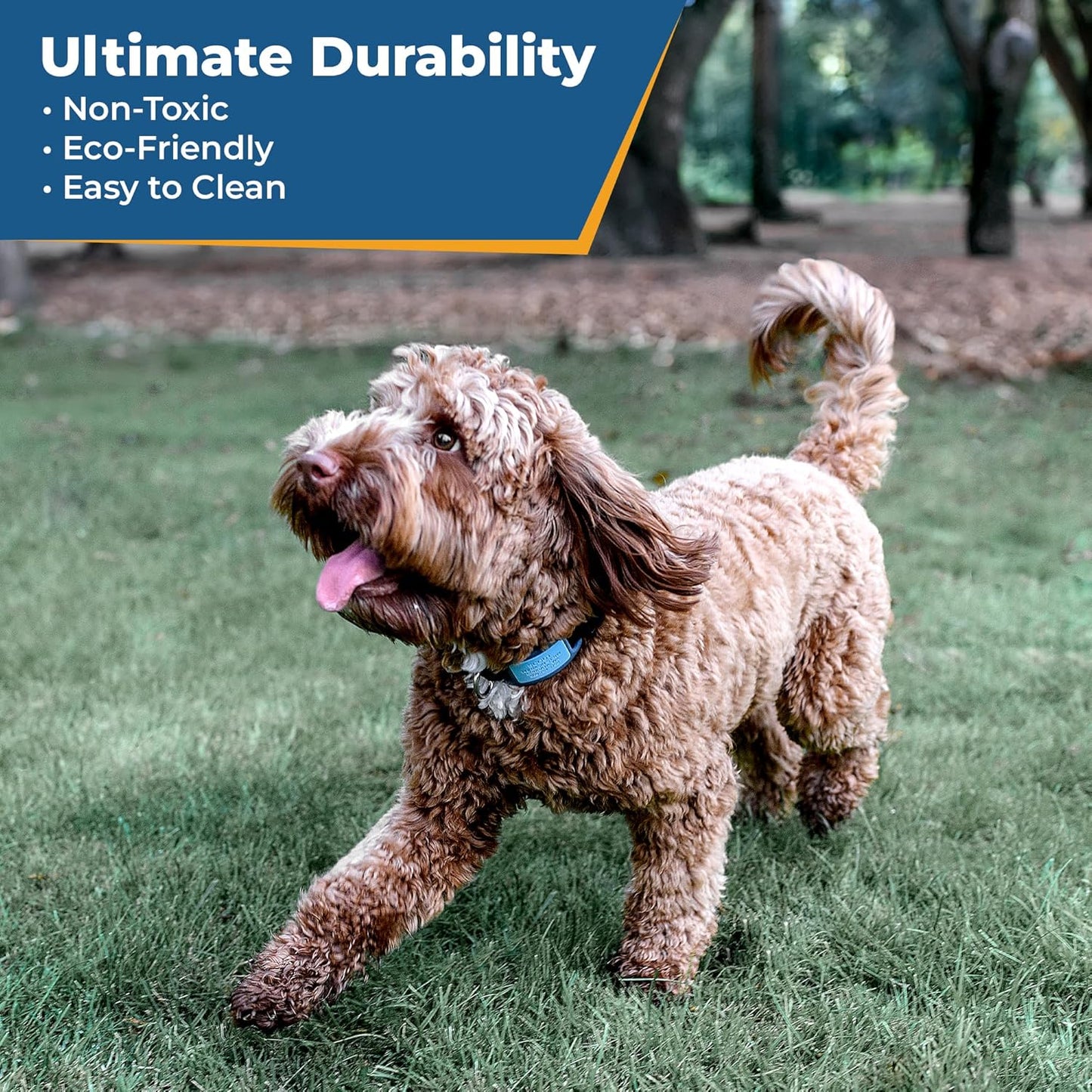 PetTags Silent Dog Tag, Personalized Engraved Silicone and Cat Name Pet ID Tags