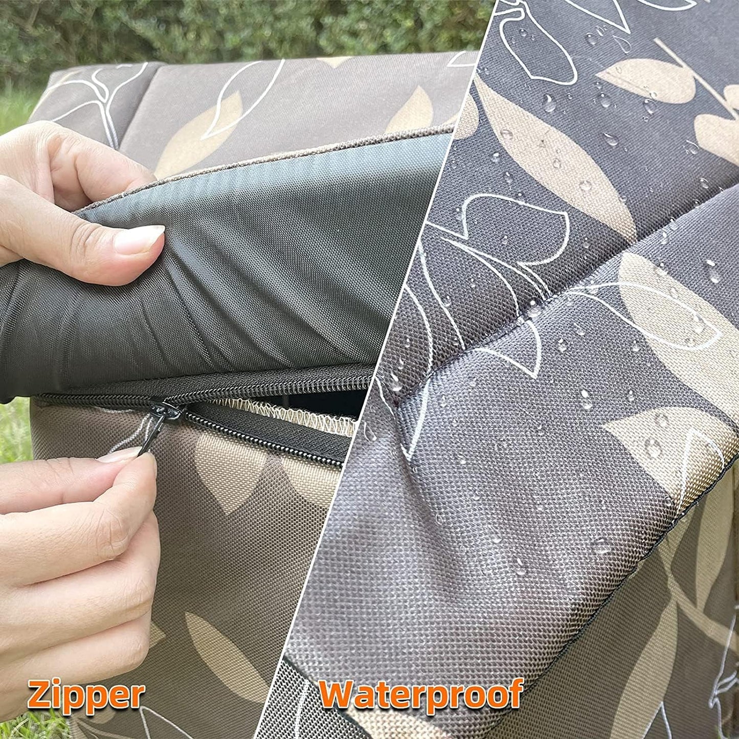 Outdoor Cat House, Cat Houses for Outdoor Cats, Weatherproof Warm and Insulated Cat House with Transparent Curtain Pet House, Stray Cats Shelter (Shabby Chic, Large-Houses)