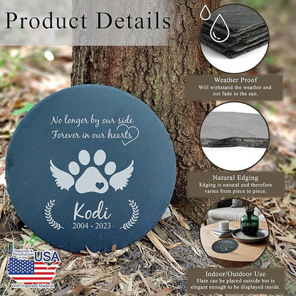 Personalized Pet Memorial Stone for Dogs and Cats