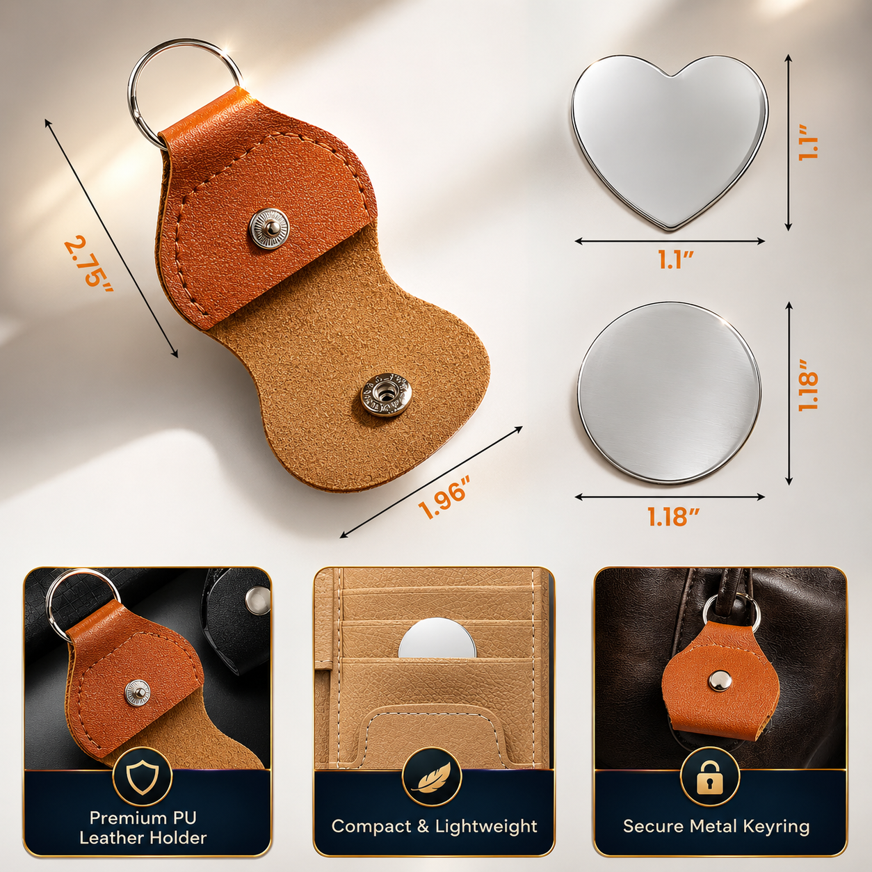 Einmal ein Bruder, immer ein Bruder, egal die Entfernung – Personalisierter Leder-Taschenumarmung