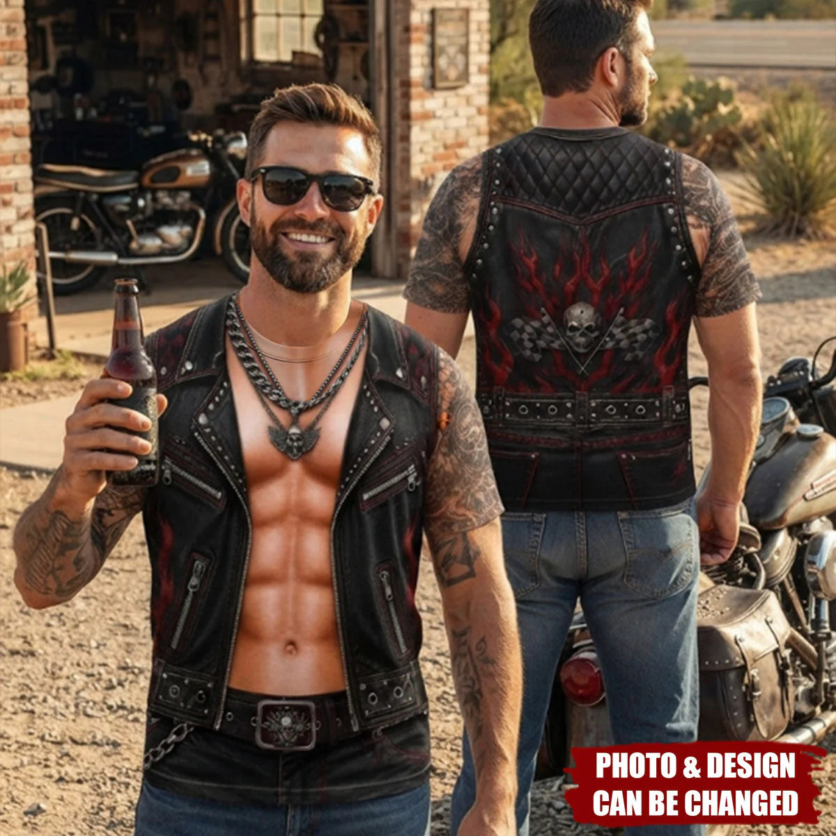 Personalized T-shirt - Custom Funny Motorcycle T-shirt For Biker Birthday Gifts, Cool By Nature