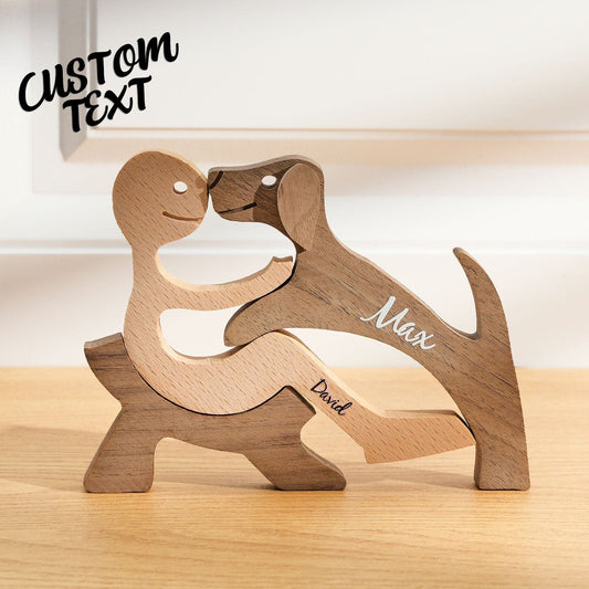 Personalized Custom Wooden Pet Carvings - The Love Between You And Your Fur-Friend