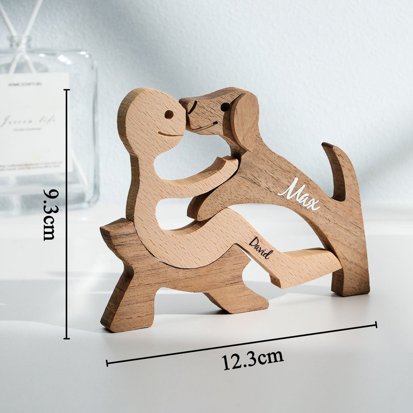 Personalized Custom Wooden Pet Carvings - The Love Between You And Your Fur-Friend