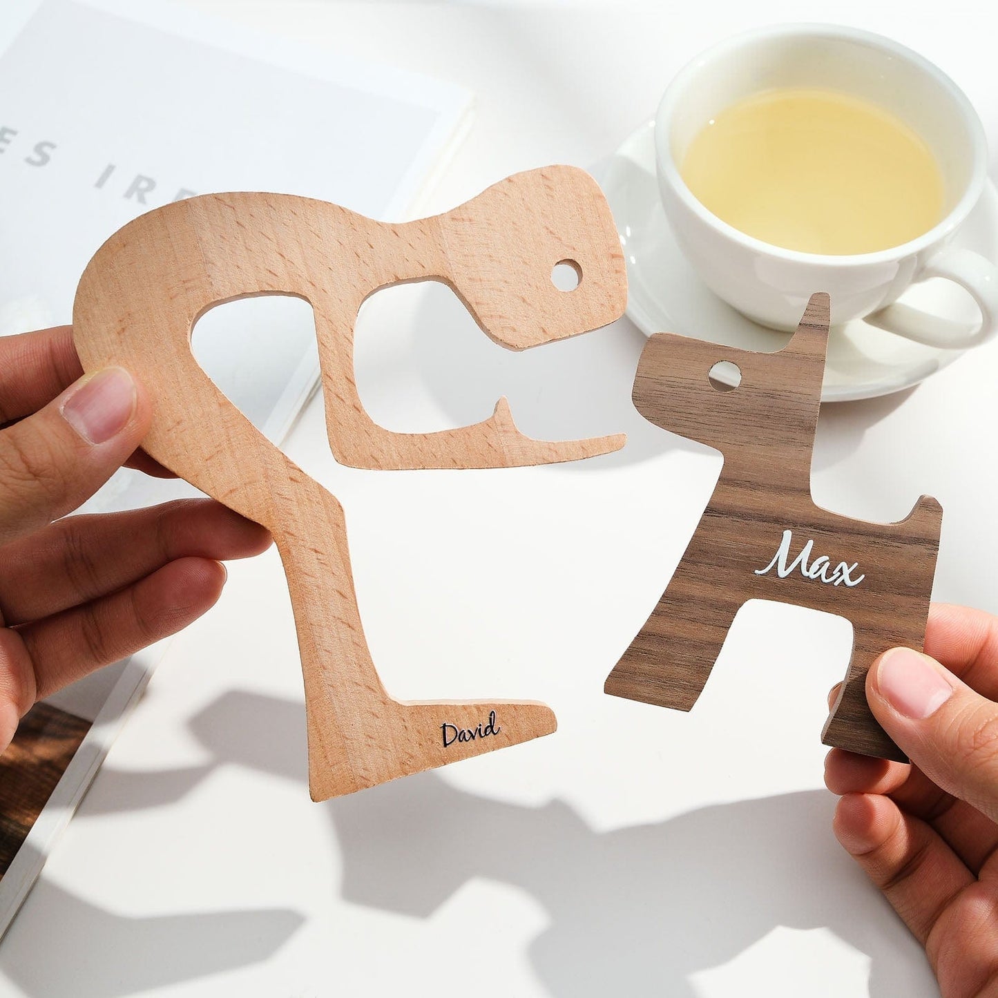 Personalized Custom Wooden Pet Carvings - The Love Between You And Your Fur-Friend