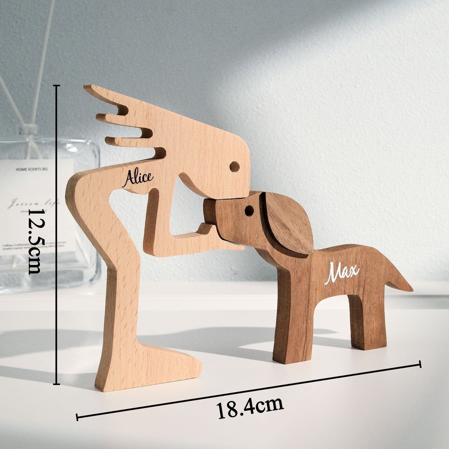 Personalized Custom Wooden Pet Carvings - The Love Between You And Your Fur-Friend