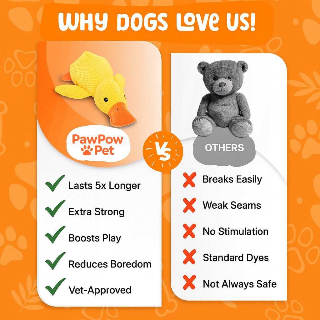 Calming Duck Plush Toy for Dogs