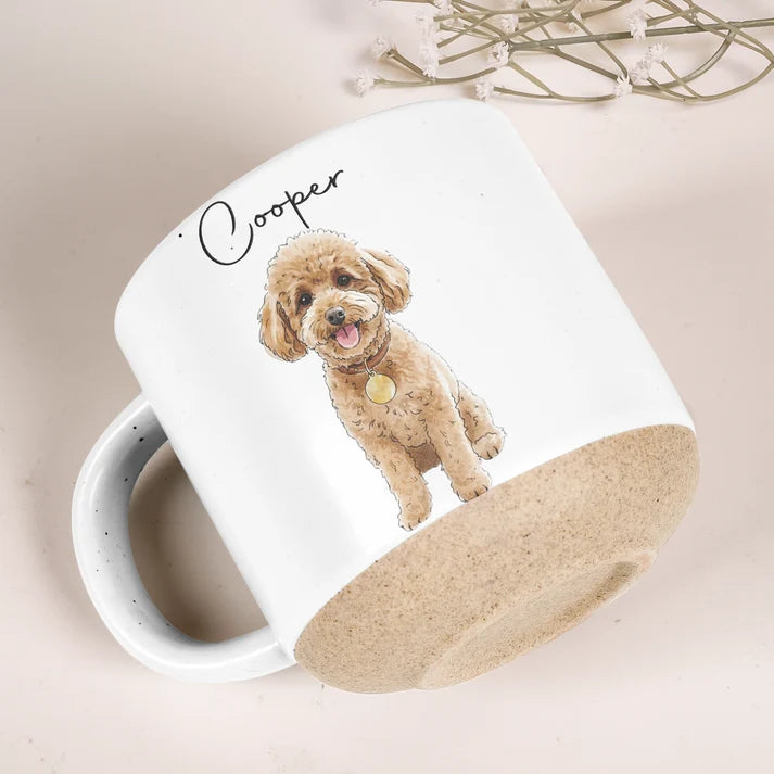 Gift For Pet Lovers Custom Pet Portrait Watercolor - Personalized Mug