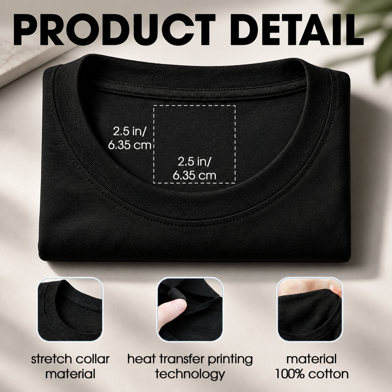 Gib einfach dein Bestes – personalisiertes T-Shirt mit Aufdruck im Nackenbereich, individuelles Geschenk-Shirt für Mama und Papa