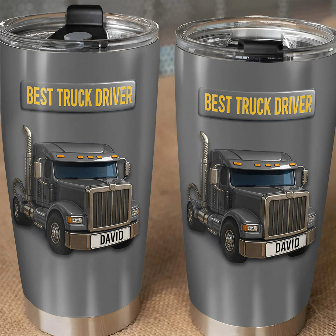 Best Truck Driver Stainless Steel Tumbler, Gift For Truck Drivers