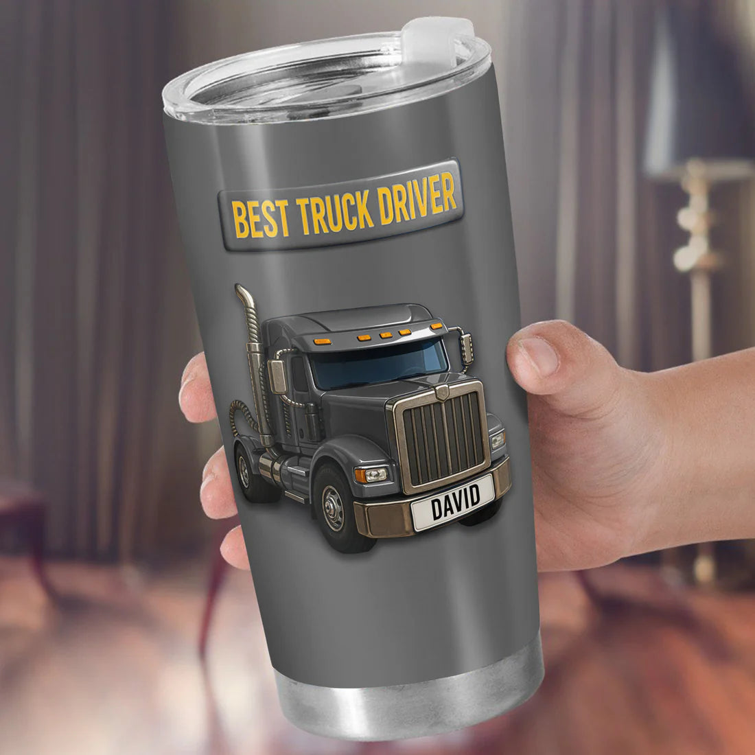 Best Truck Driver Stainless Steel Tumbler, Gift For Truck Drivers
