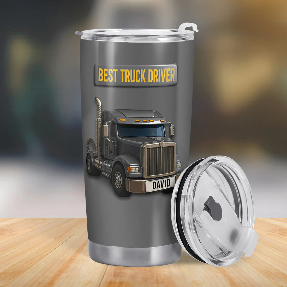 Best Truck Driver Stainless Steel Tumbler, Gift For Truck Drivers