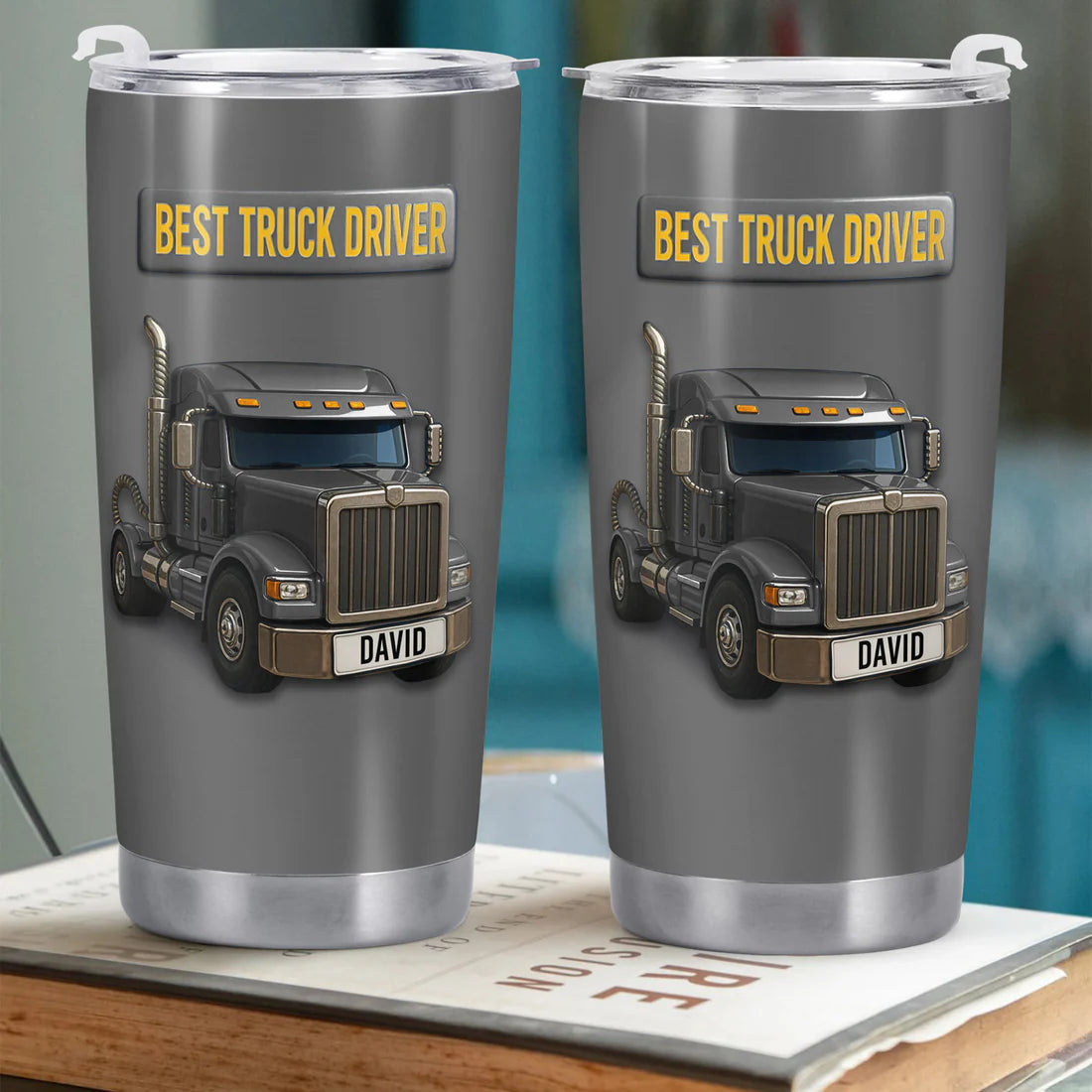 Best Truck Driver Stainless Steel Tumbler, Gift For Truck Drivers