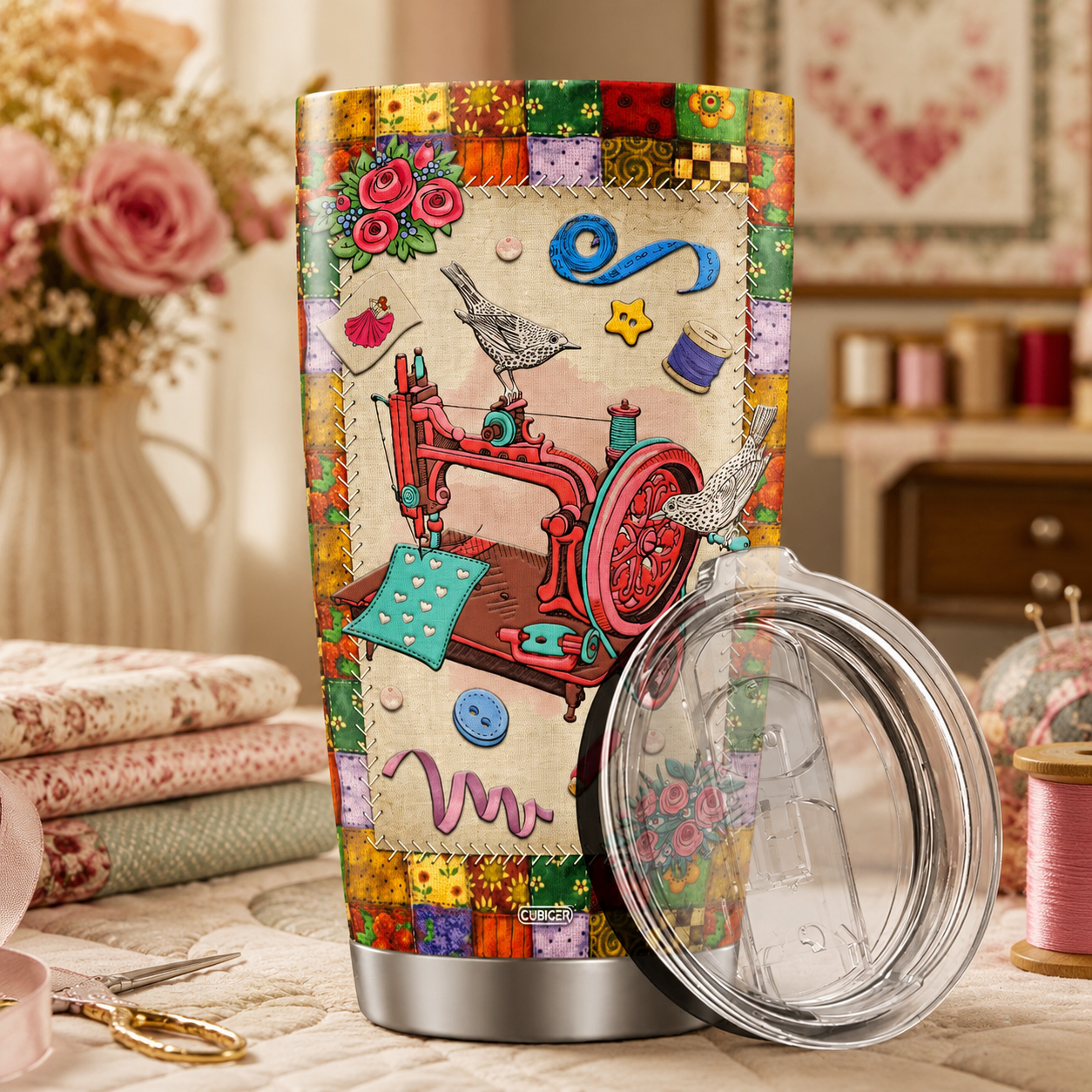 Funny Sewing Tumbler 20oz – Gift for Quilters & Sewing Lovers