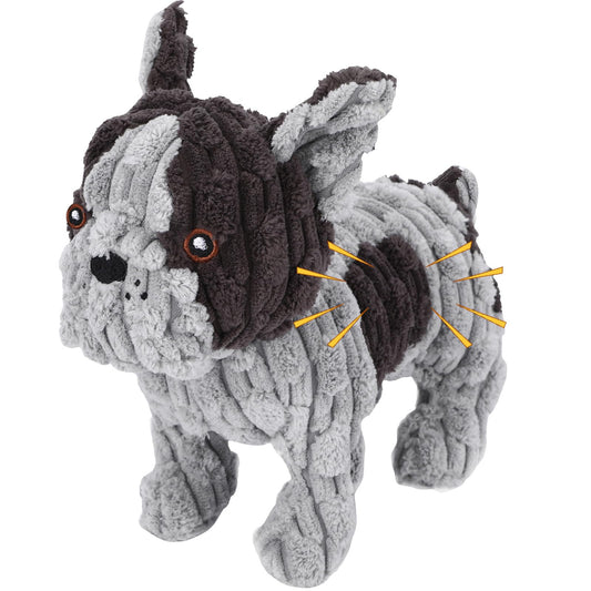 UltraChew 2.0 - Designed for Strong Chewers Dog Toys Plush Interactive Dog Toy with Crinkle Paper and Squeaker