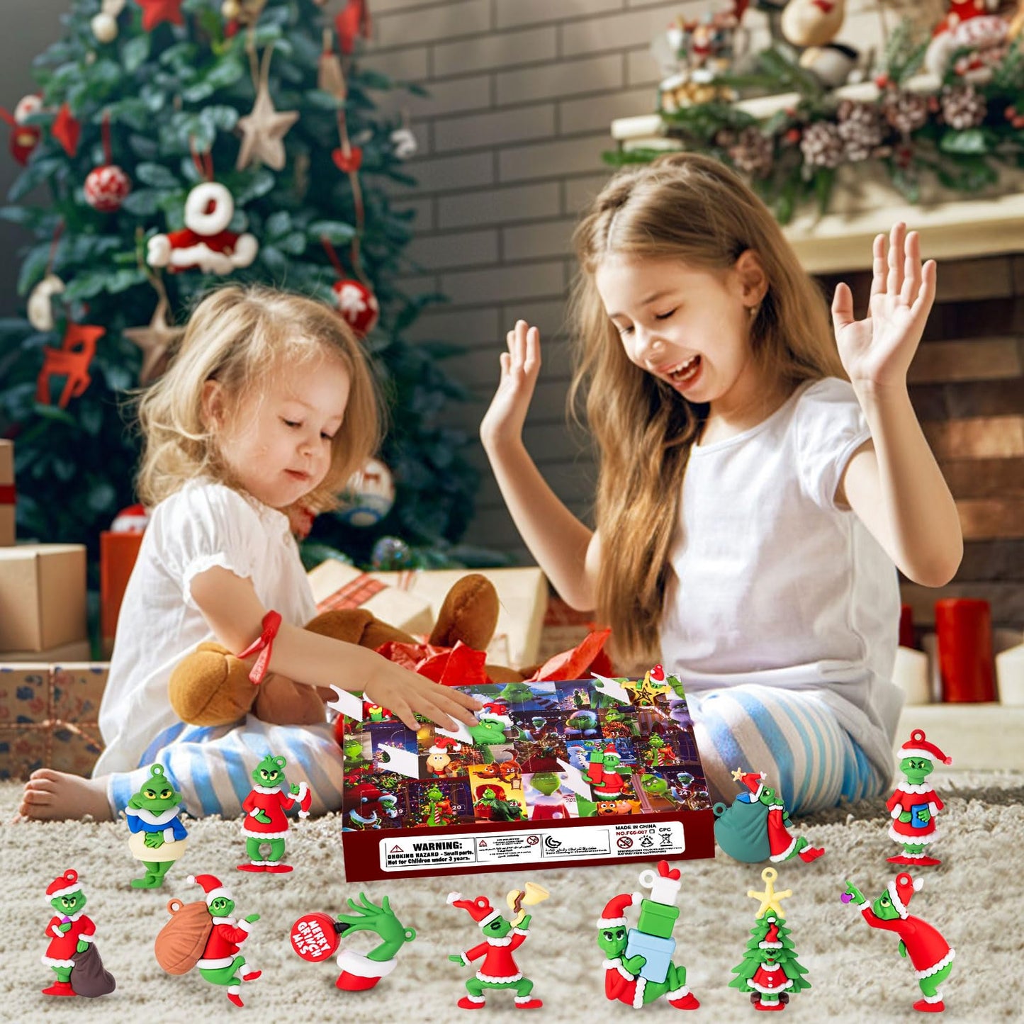 2026 Christmas Advent Calendar, 24 Day Countdown Calendar with 24 Pcs Doll Collectible for Kids Adult Teens