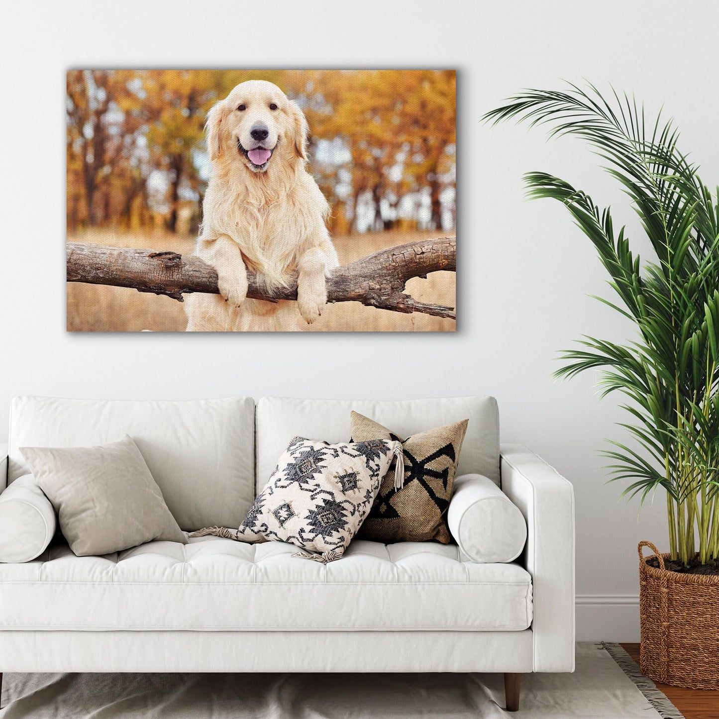 Custom Canvas Prints with Your Photos Personalized Photo Canvas Print Wall Art Customized Canvas Picture Frame Gifts for Pet