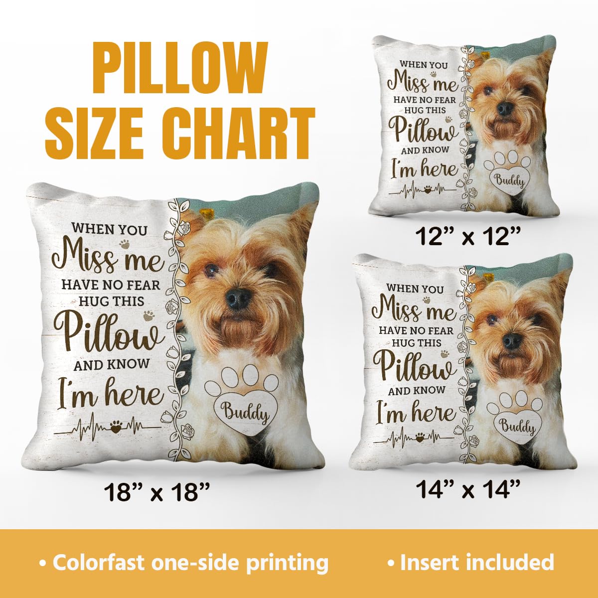 Custom Photo Dog Cat You Would Have Lived Forever - Personalized Pillow