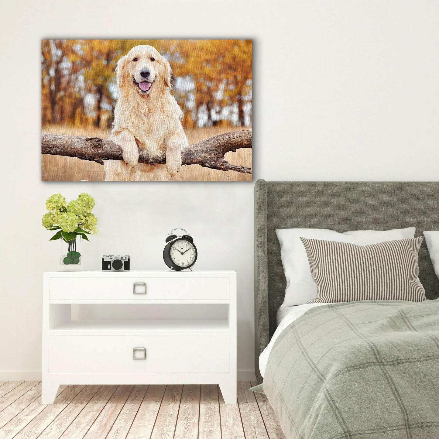 Custom Canvas Prints with Your Photos Personalized Photo Canvas Print Wall Art Customized Canvas Picture Frame Gifts for Pet