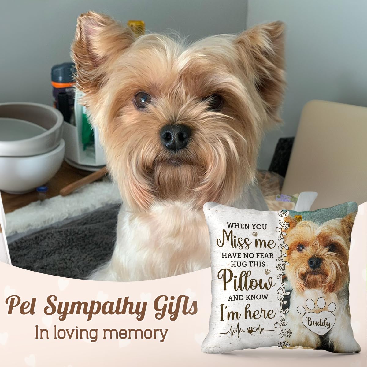 Custom Photo Dog Cat You Would Have Lived Forever - Personalized Pillow