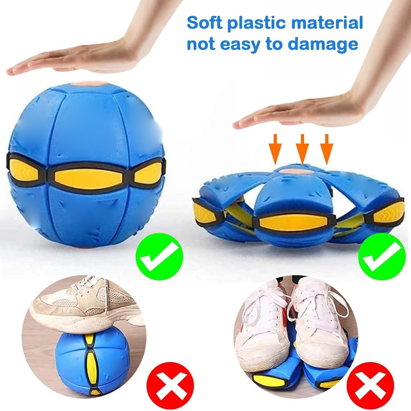 Children's Bouncing Balls, Magic Metaball, Magic Flying Saucer, Bouncy Balls, Parent-Child Interaction