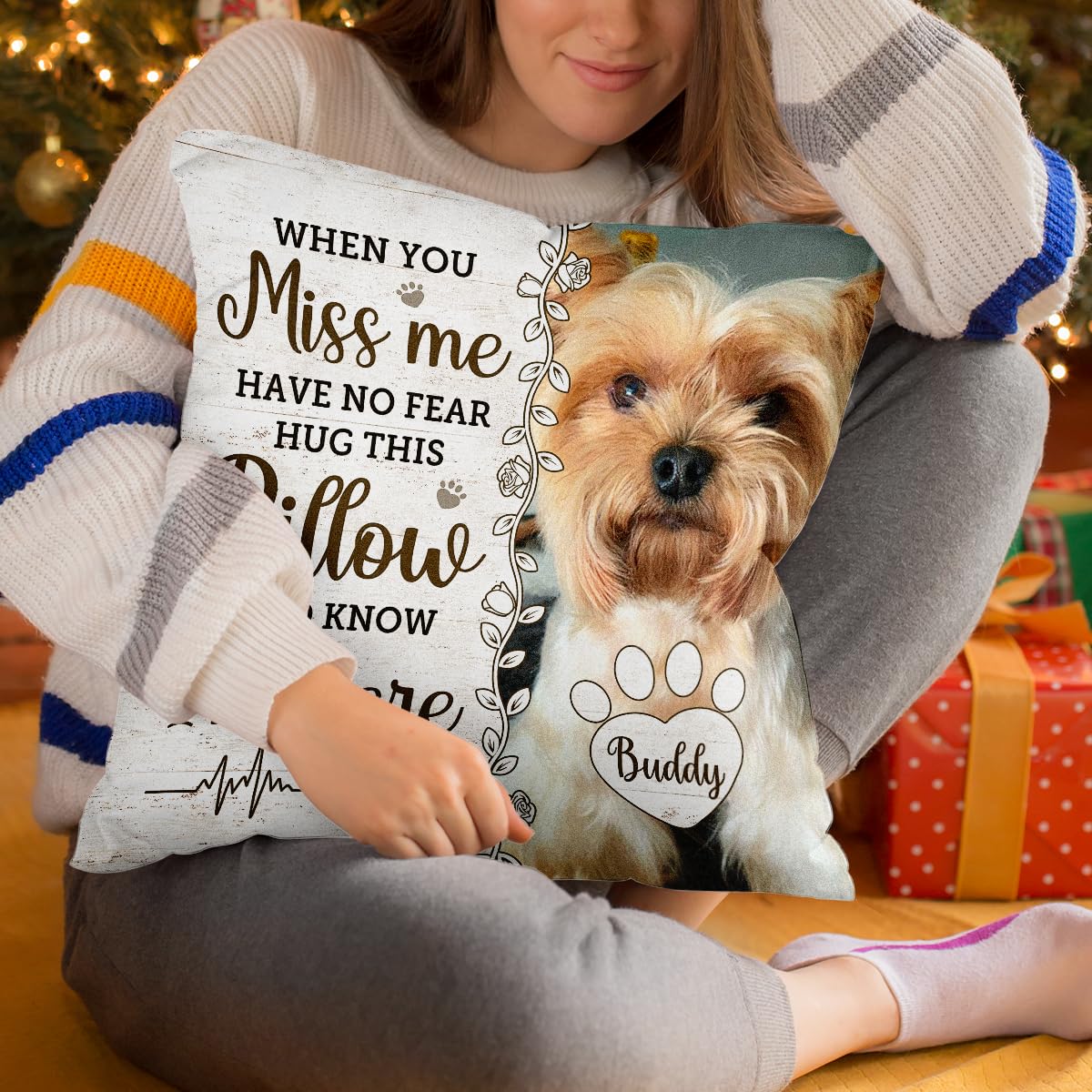 Custom Photo Dog Cat You Would Have Lived Forever - Personalized Pillow