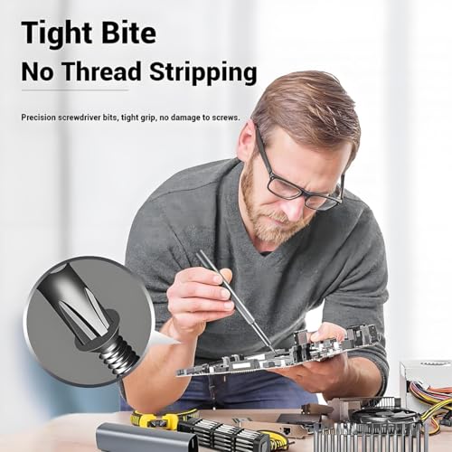 Upgrade Your Toolbox Now, 44-in-1 Precision Screwdriver Set - For Effortless, High-Precision Repairs