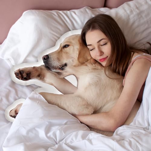 Custom Photo Shaped Pillow - Christmas Funny Gifts for Boyfriends Mom Dad- Customized Stuffed Animal