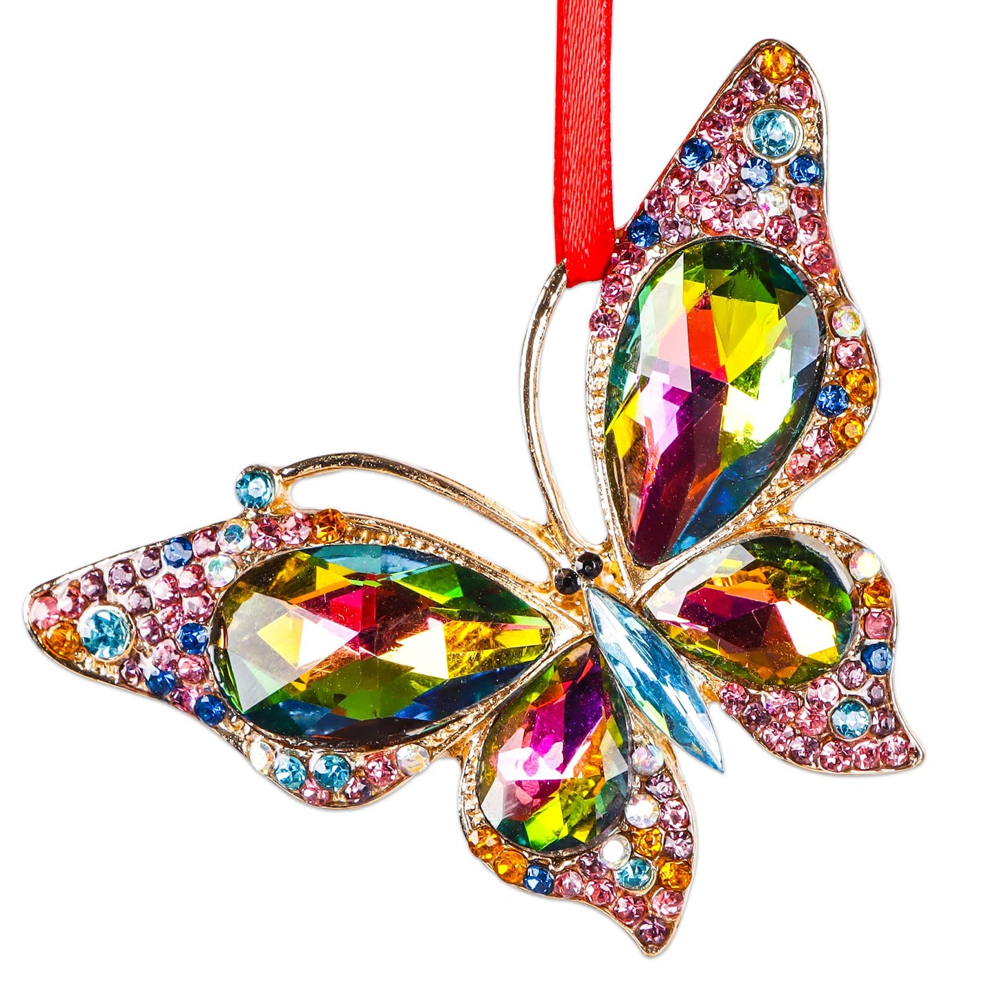 Butterfly Christmas Ornaments 2025, Beautiful Monarch Butterflys Ornament for Tree, Fancy Cute Christmas Ornaments for Kids Girls